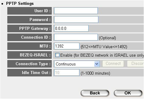 . IP Address Info PPTP 7 A B 4 5 6 7 8 9 A. Internet-palveluntarjoaja käyttää PPTP:tä ja dynaamista IP-osoitetta.. Anna Internet-palveluntarjoajan antama pääkoneen nimi (esim. nimi@palveluntarjoaja).