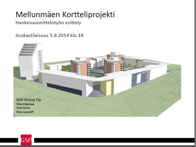 3. Mellunmäki kortteliprojekti: Putkiremontin