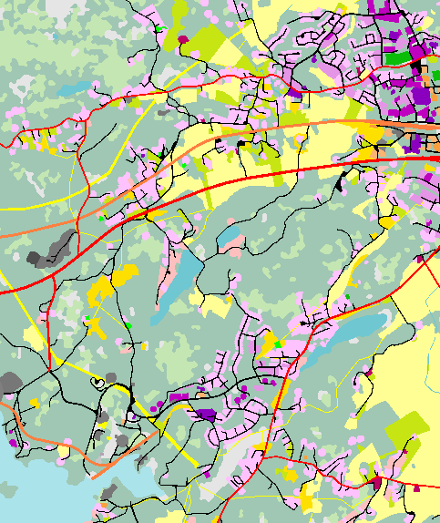 Ruutukoko: 10 ja 25 m 2000-2010 YKJ, ERTS-TM35FIN TIFF, SHP SLICES maankäyttö Yhteistyöprojekti, mukana: Maa- ja metsätalousministeriö