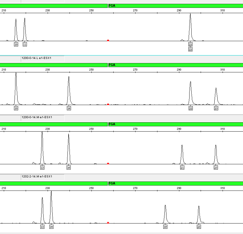 Poissuljentatulos vaatii vähintään kolme DNAmerkkiä, joissa miehellä ei ole sitä DNA-merkin muotoa, joka lapsen on täytynyt periä isältään.