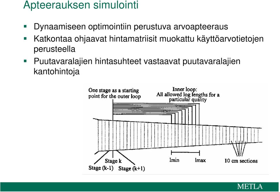 hintamatriisit muokattu käyttöarvotietojen