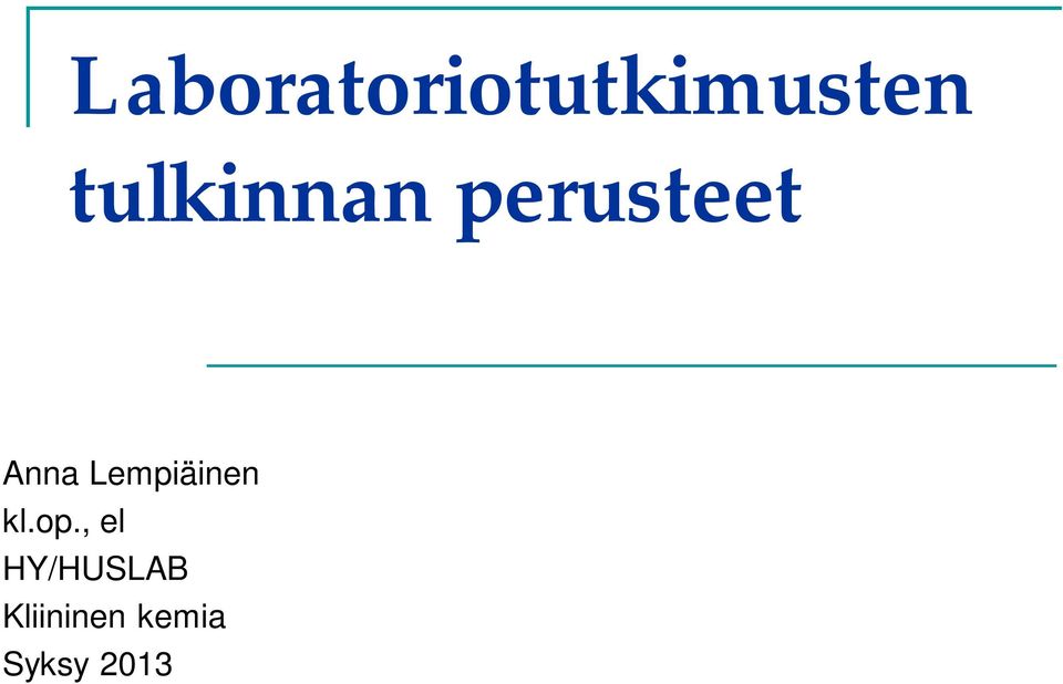 Lempiäinen kl.op.