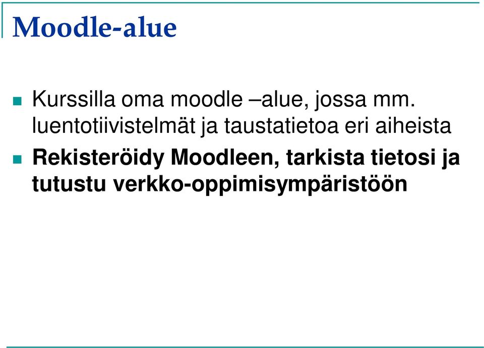 luentotiivistelmät ja taustatietoa eri