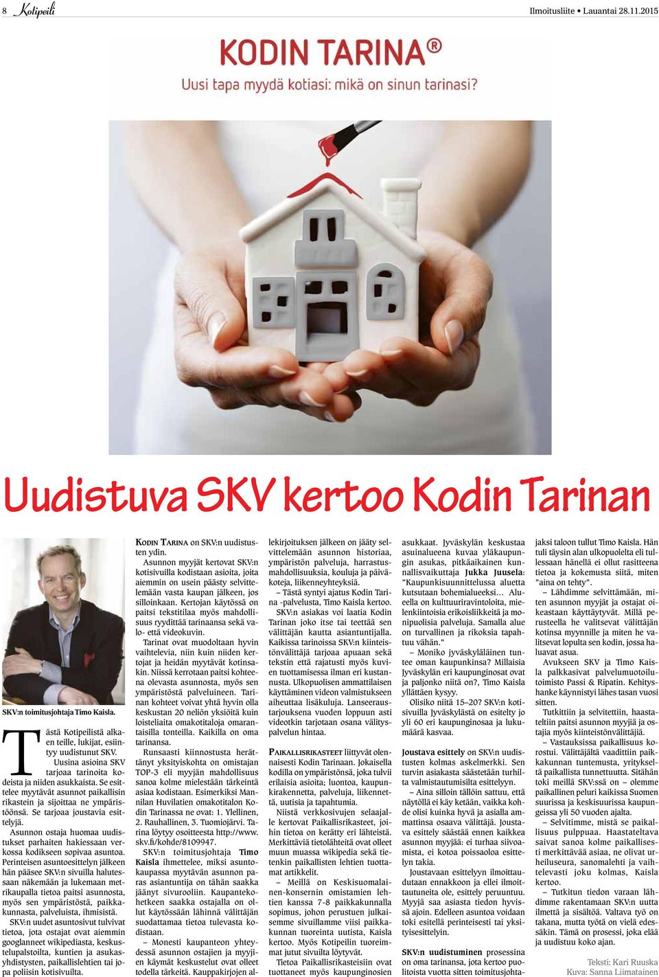 Asunnon ostaja huomaa uudistukset parhaiten hakiessaan verkossa kodikseen sopivaa asuntoa.