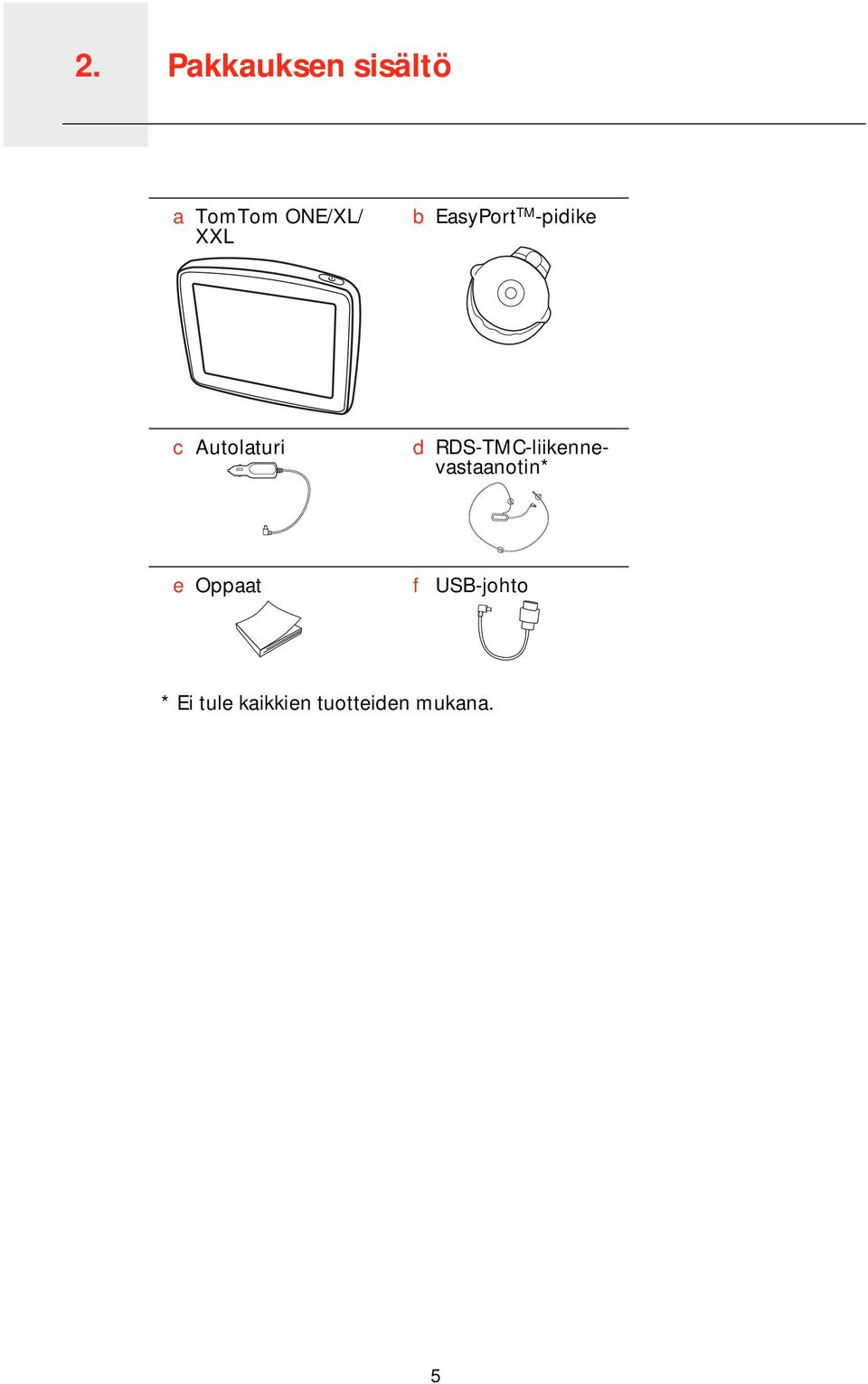 Autolaturi d RDS-TMC-liikennevastaanotin* e