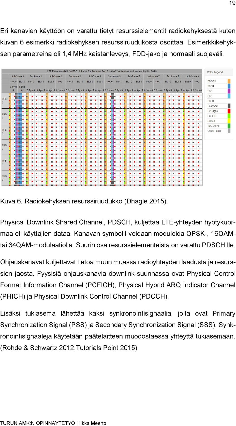 Physical Downlink Shared Channel, PDSCH, kuljettaa LTE-yhteyden hyötykuormaa eli käyttäjien dataa. Kanavan symbolit voidaan moduloida QPSK-, 16QAMtai 64QAM-modulaatiolla.