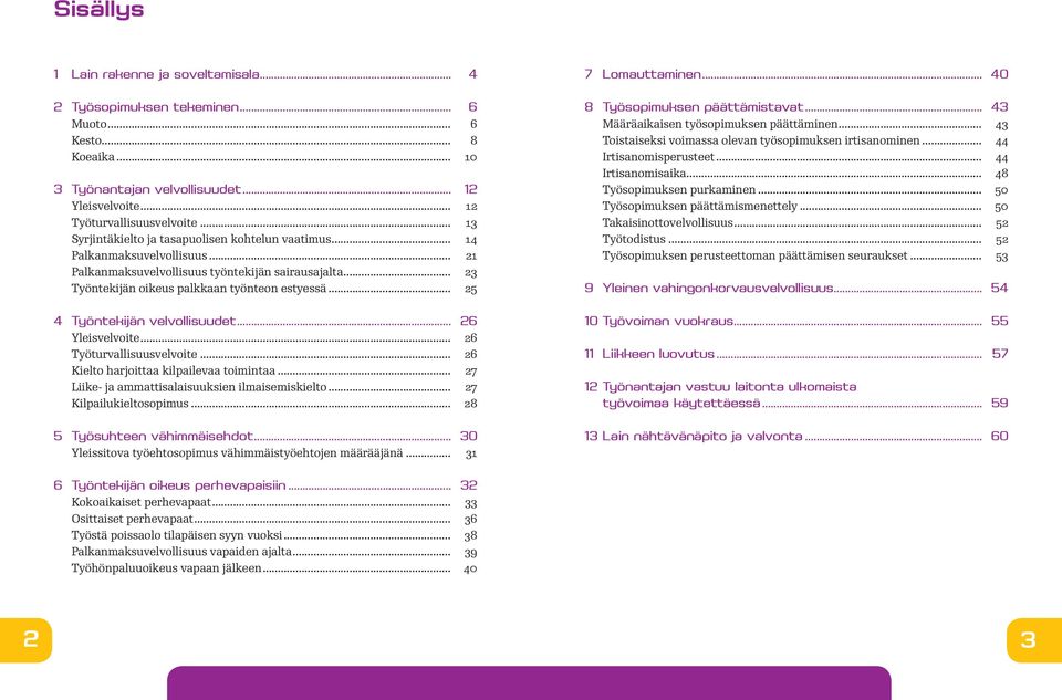 .. 25 4 Työntekijän velvollisuudet... 26 Yleisvelvoite... 26 Työturvallisuusvelvoite... 26 Kielto harjoittaa kilpailevaa toimintaa... 27 Liike- ja ammattisalaisuuksien ilmaisemiskielto.