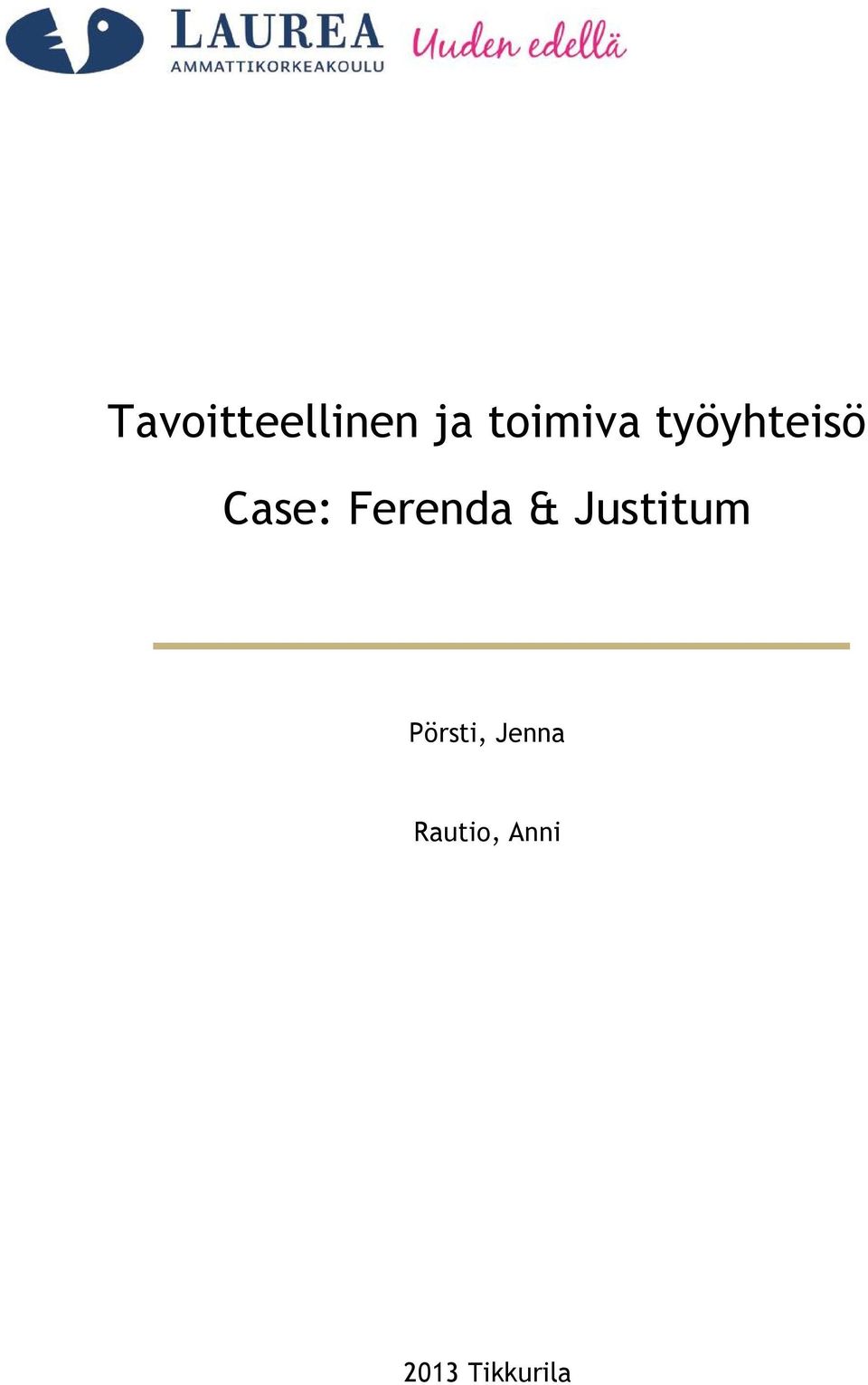 Ferenda & Justitum