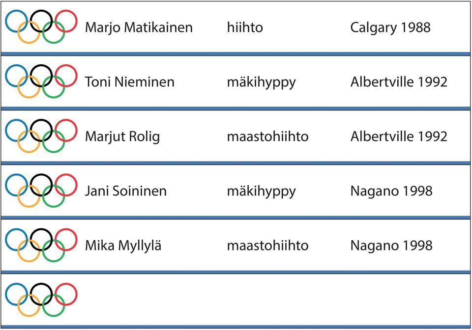 maastohiihto Albertville 1992 Jani Soininen