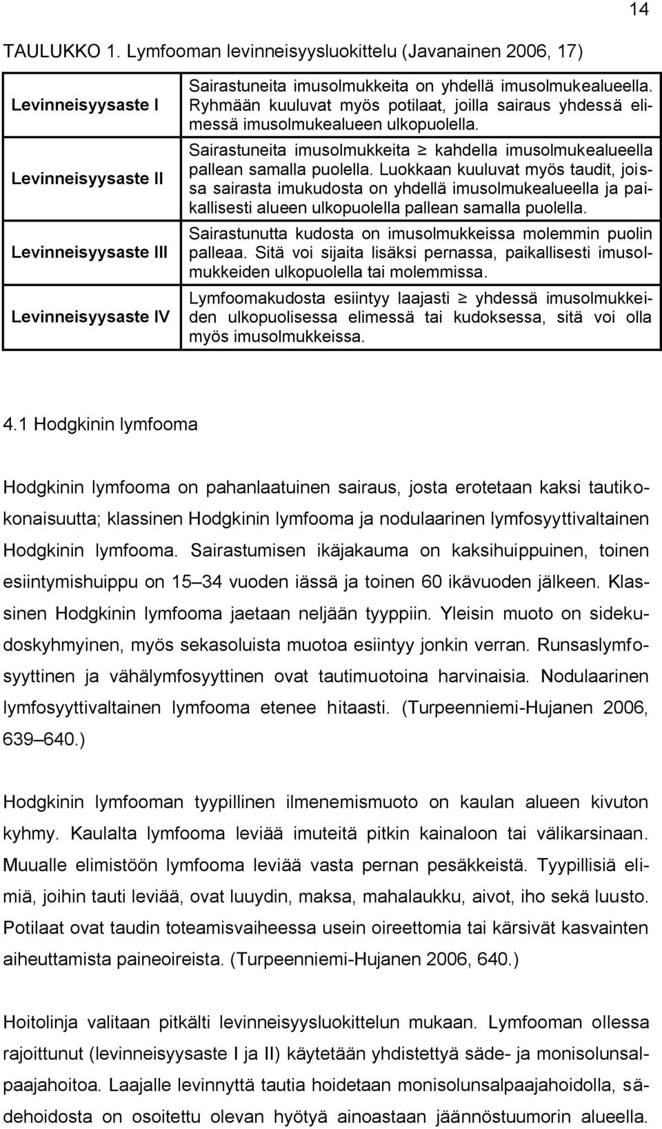 Ryhmään kuuluvat myös potilaat, joilla sairaus yhdessä elimessä imusolmukealueen ulkopuolella. Sairastuneita imusolmukkeita kahdella imusolmukealueella pallean samalla puolella.