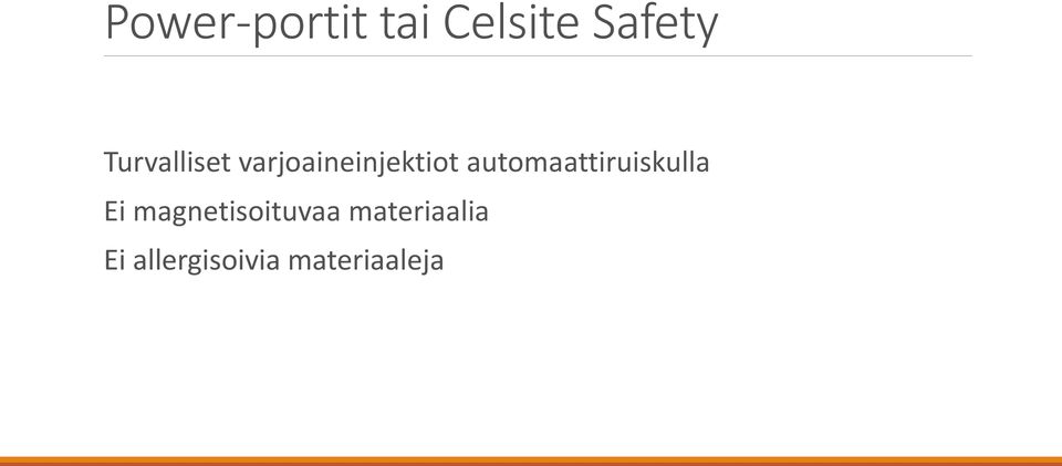 automaattiruiskulla Ei