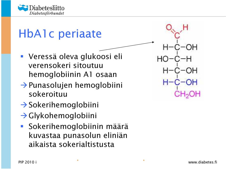 sokeroituu Sokerihemoglobiini Glykohemoglobiini