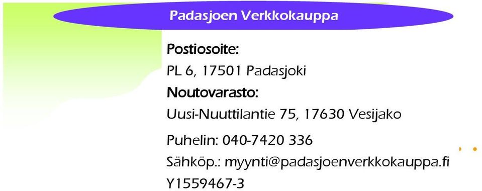 Uusi-Nuuttilantie 75, 17630 Vesijako Puhelin: