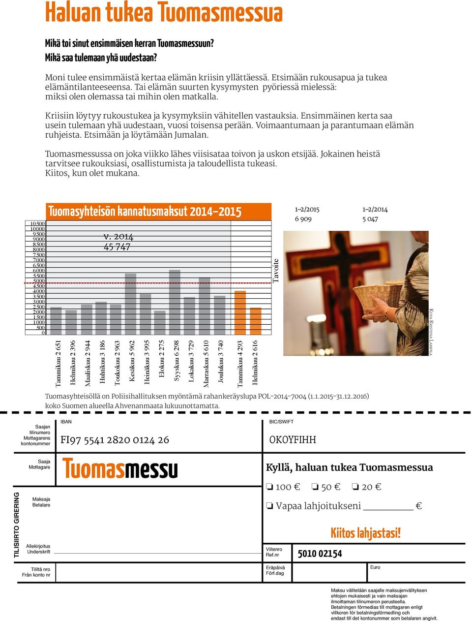 Kriisiin löytyy rukoustukea ja kysymyksiin vähitellen vastauksia. Ensimmäinen kerta saa usein tulemaan yhä uudestaan, vuosi toisensa perään. Voimaantumaan ja parantumaan elämän ruhjeista.