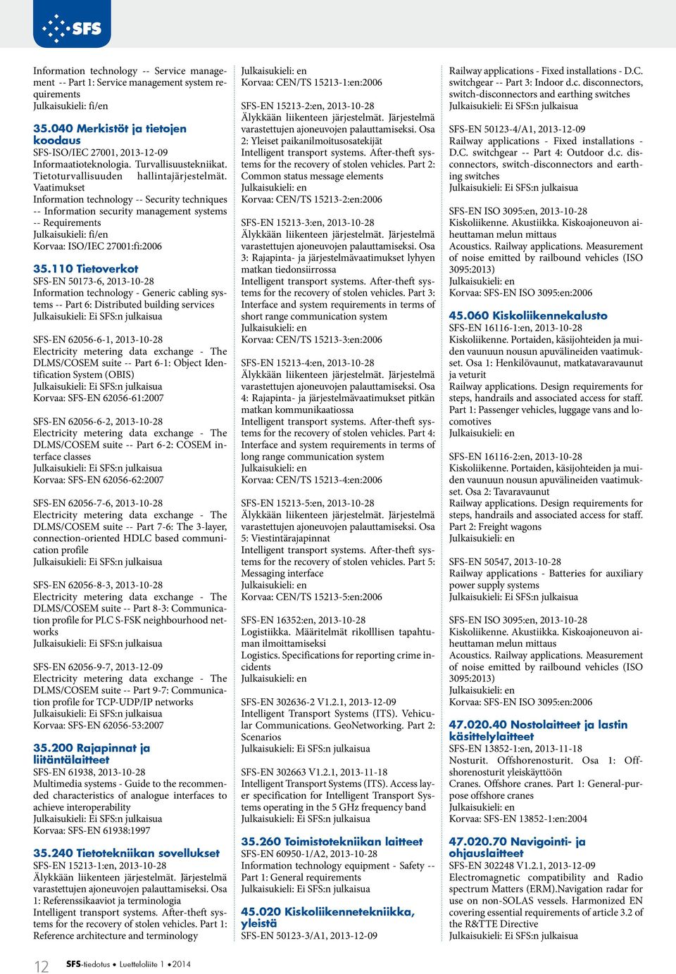 Vaatimukset Information technology -- Security techniques -- Information security management systems -- Requirements ISO/IEC 27001:fi:2006 35.