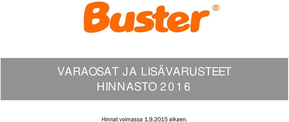 HINNASTO 2016