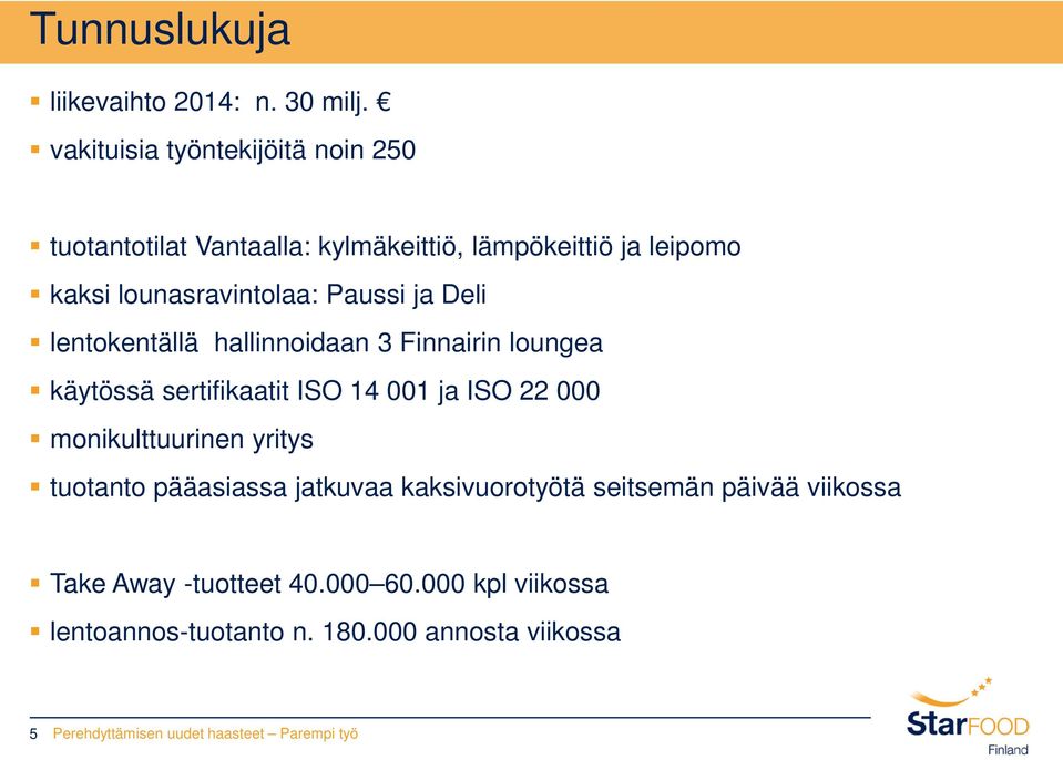 lounasravintolaa: Paussi ja Deli lentokentällä hallinnoidaan 3 Finnairin loungea käytössä sertifikaatit ISO 14 001