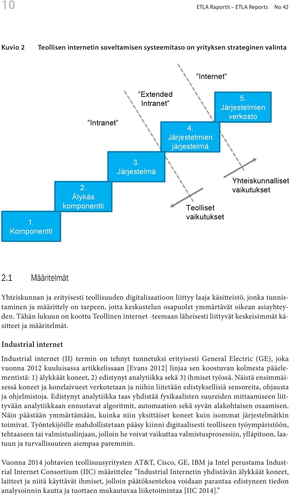 1 Määritelmät Yhteiskunnan ja erityisesti teollisuuden digitalisaatioon liittyy laaja käsitteistö, jonka tunnistaminen ja määrittely on tarpeen, jotta keskustelun osapuolet ymmärtävät oikean