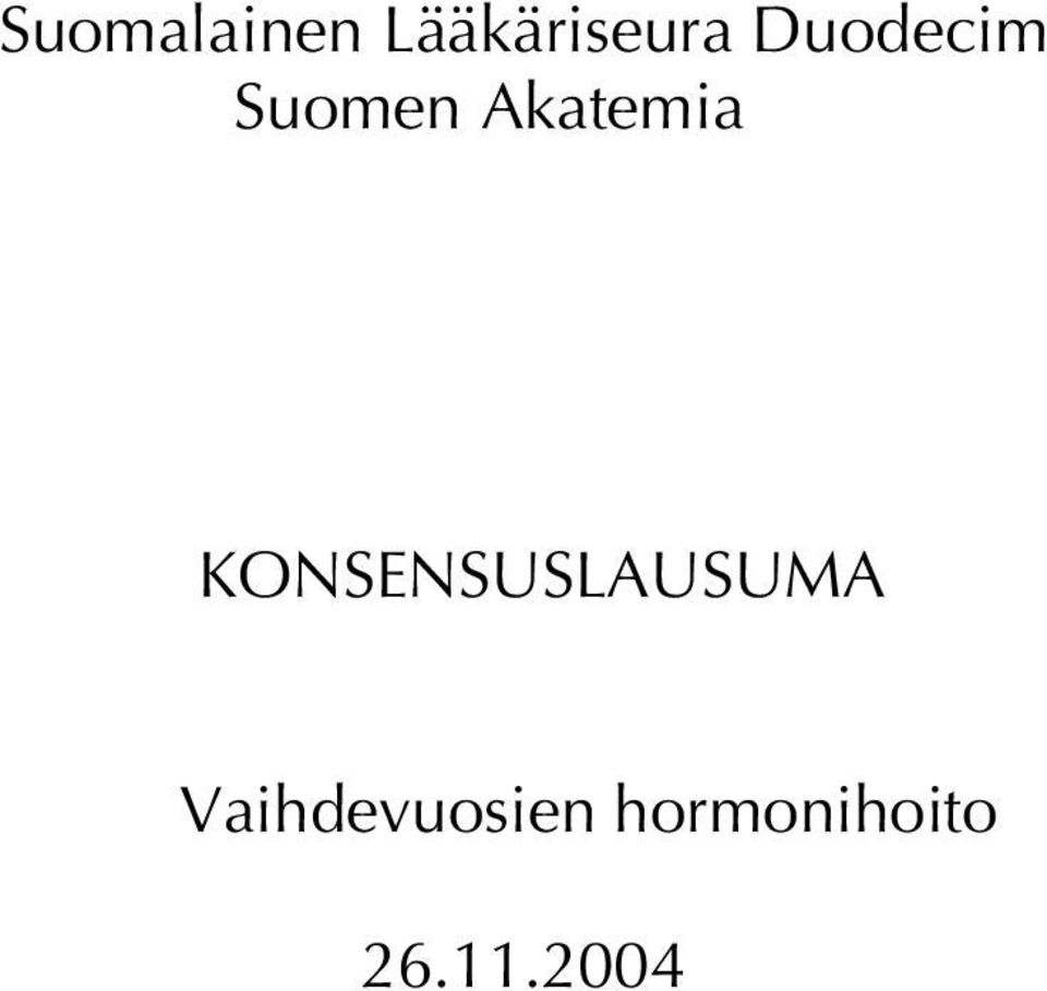 KONSENSUSLAUSUMA
