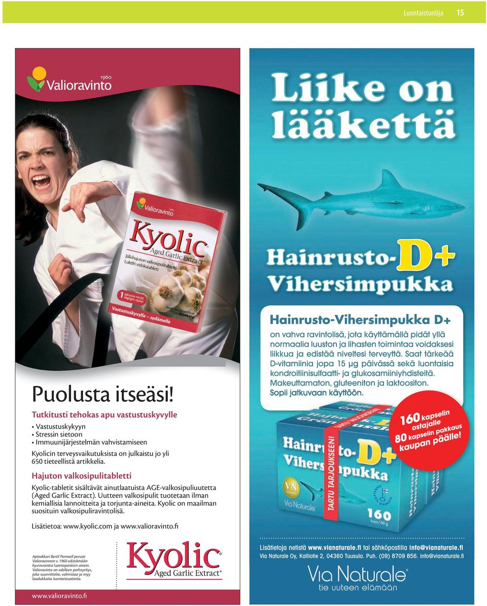 Hajuton valkosipulitabletti Kyolic-tabletit sisältävät ainutlaatuista AGE-valkosipuliuutetta (Aged Garlic Extract).