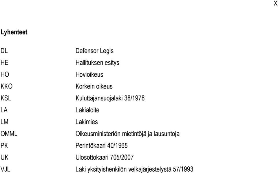 OMML Oikeusministeriön mietintöjä ja lausuntoja PK Perintökaari 40/1965