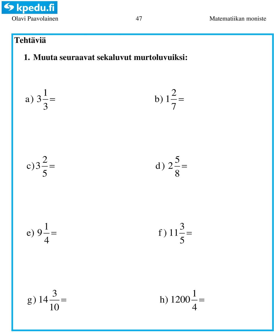 sekaluvut