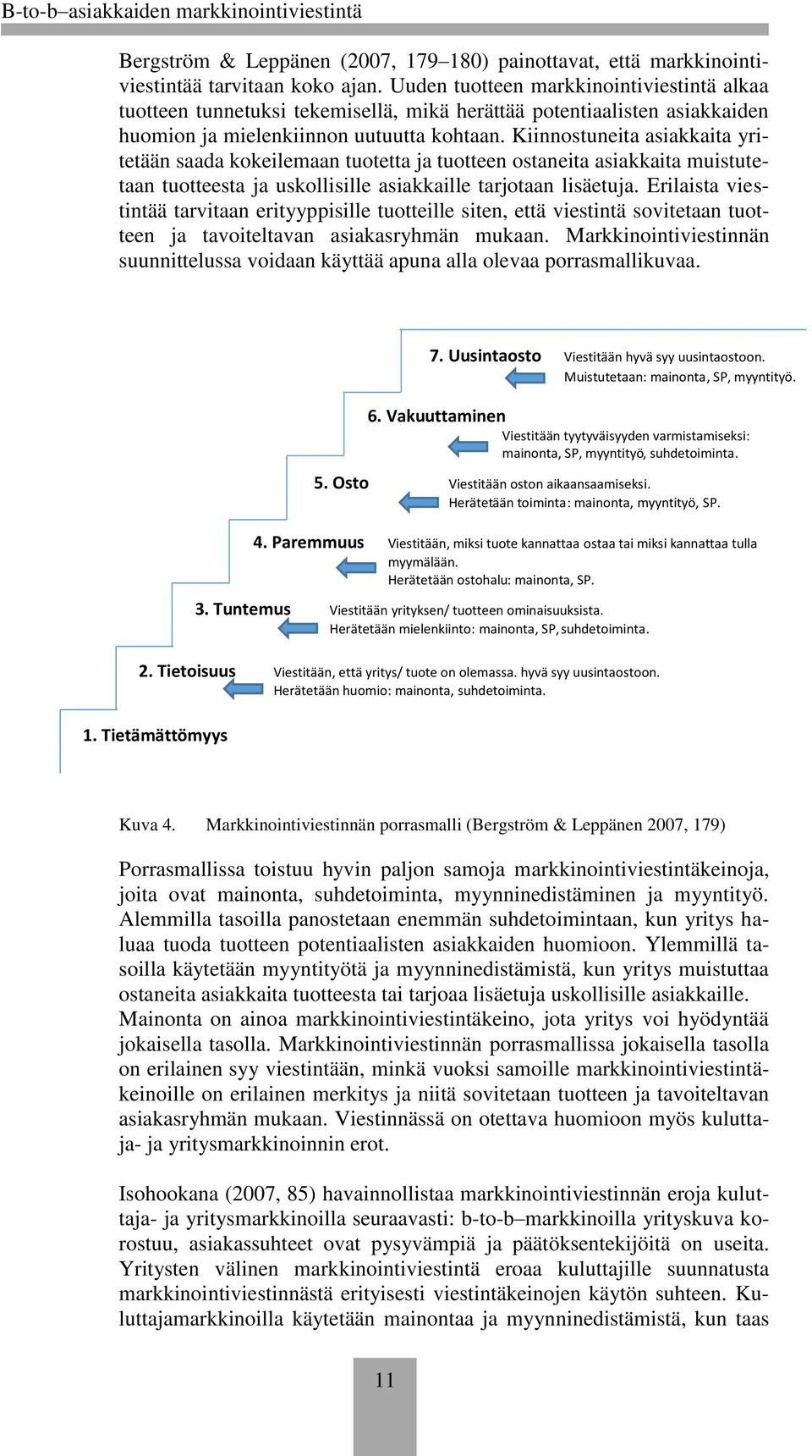 Kiinnostuneita asiakkaita yritetään saada kokeilemaan tuotetta ja tuotteen ostaneita asiakkaita muistutetaan tuotteesta ja uskollisille asiakkaille tarjotaan lisäetuja.