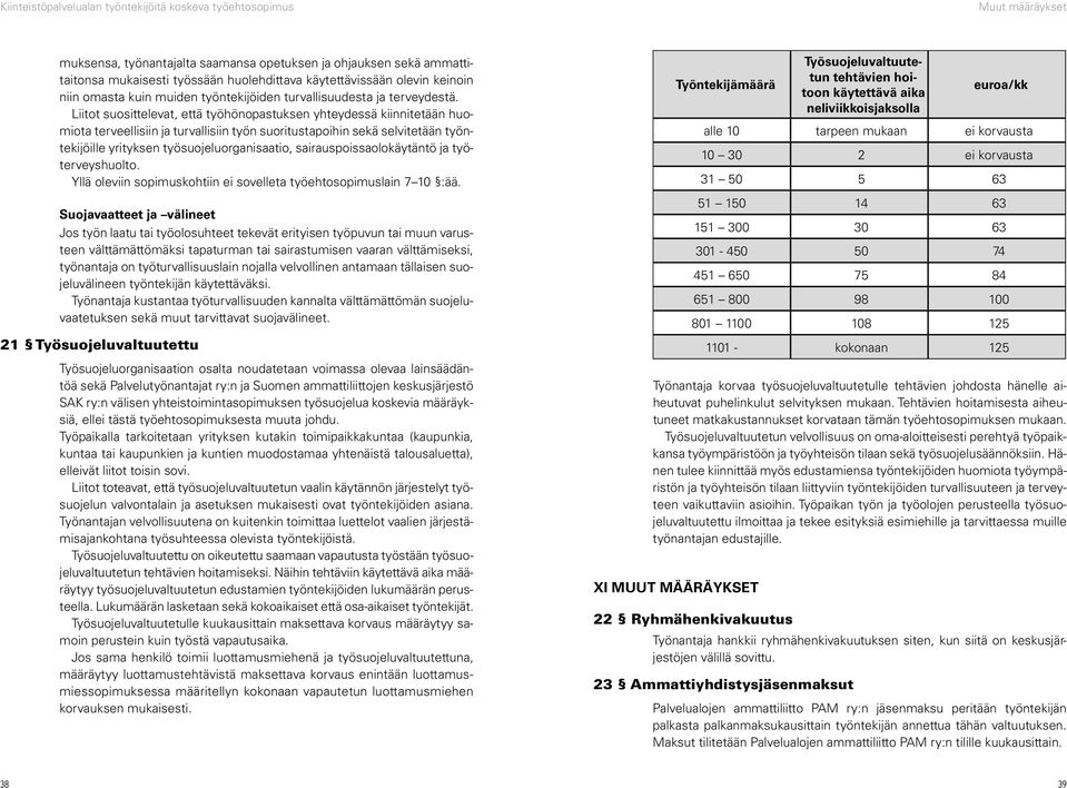 Liitot suosittelevat, että työhönopastuksen yhteydessä kiinnitetään huomiota terveellisiin ja turvallisiin työn suoritustapoihin sekä selvitetään työntekijöille yrityksen työsuojeluorganisaatio,