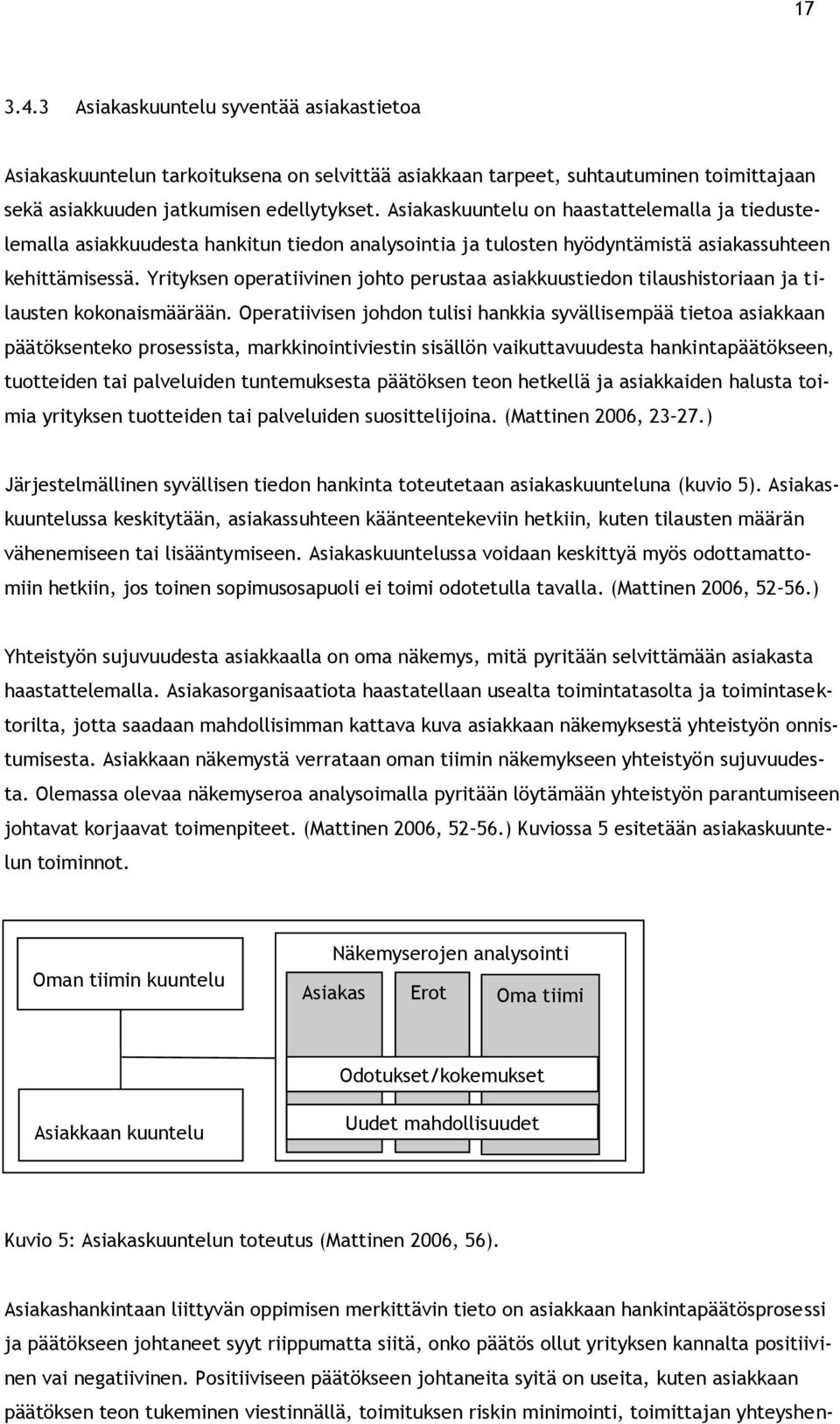 Yrityksen operatiivinen johto perustaa asiakkuustiedon tilaushistoriaan ja tilausten kokonaismäärään.