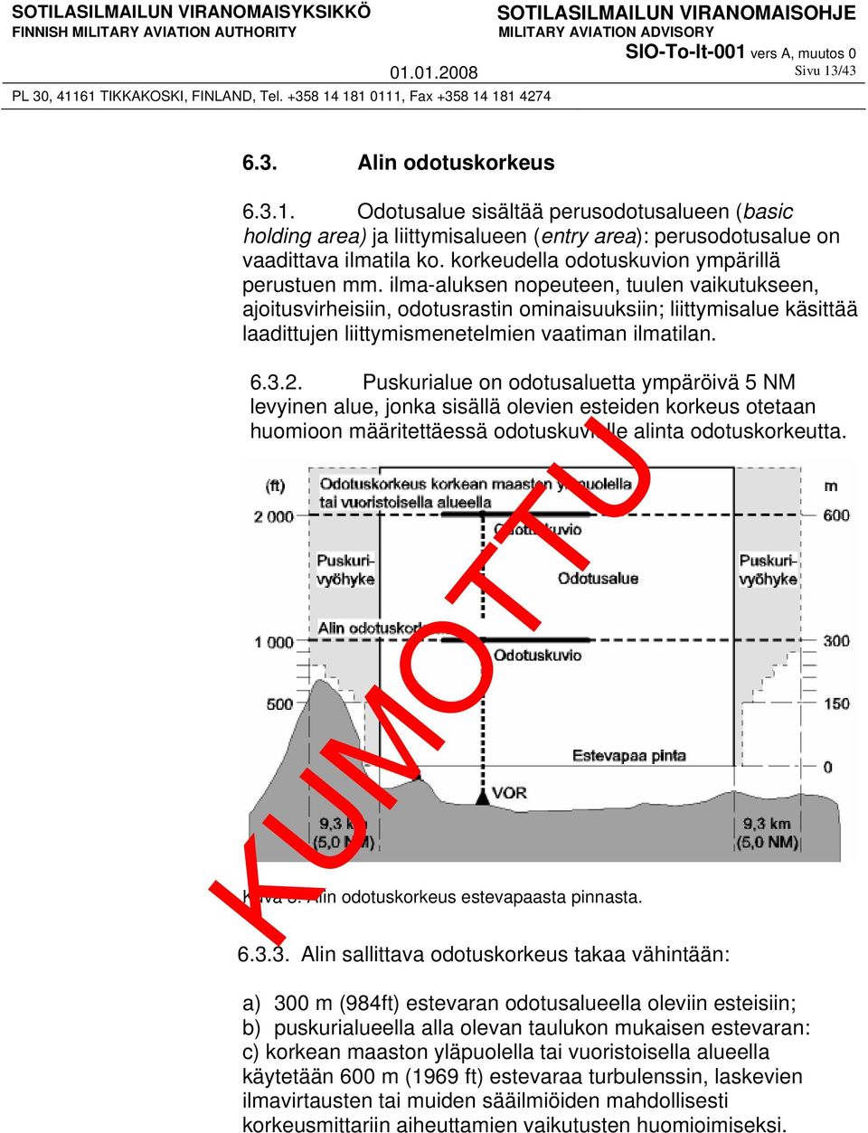 ilma-aluksen nopeuteen, tuulen vaikutukseen, ajoitusvirheisiin, odotusrastin ominaisuuksiin; liittymisalue käsittää laadittujen liittymismenetelmien vaatiman ilmatilan. 6.3.2.