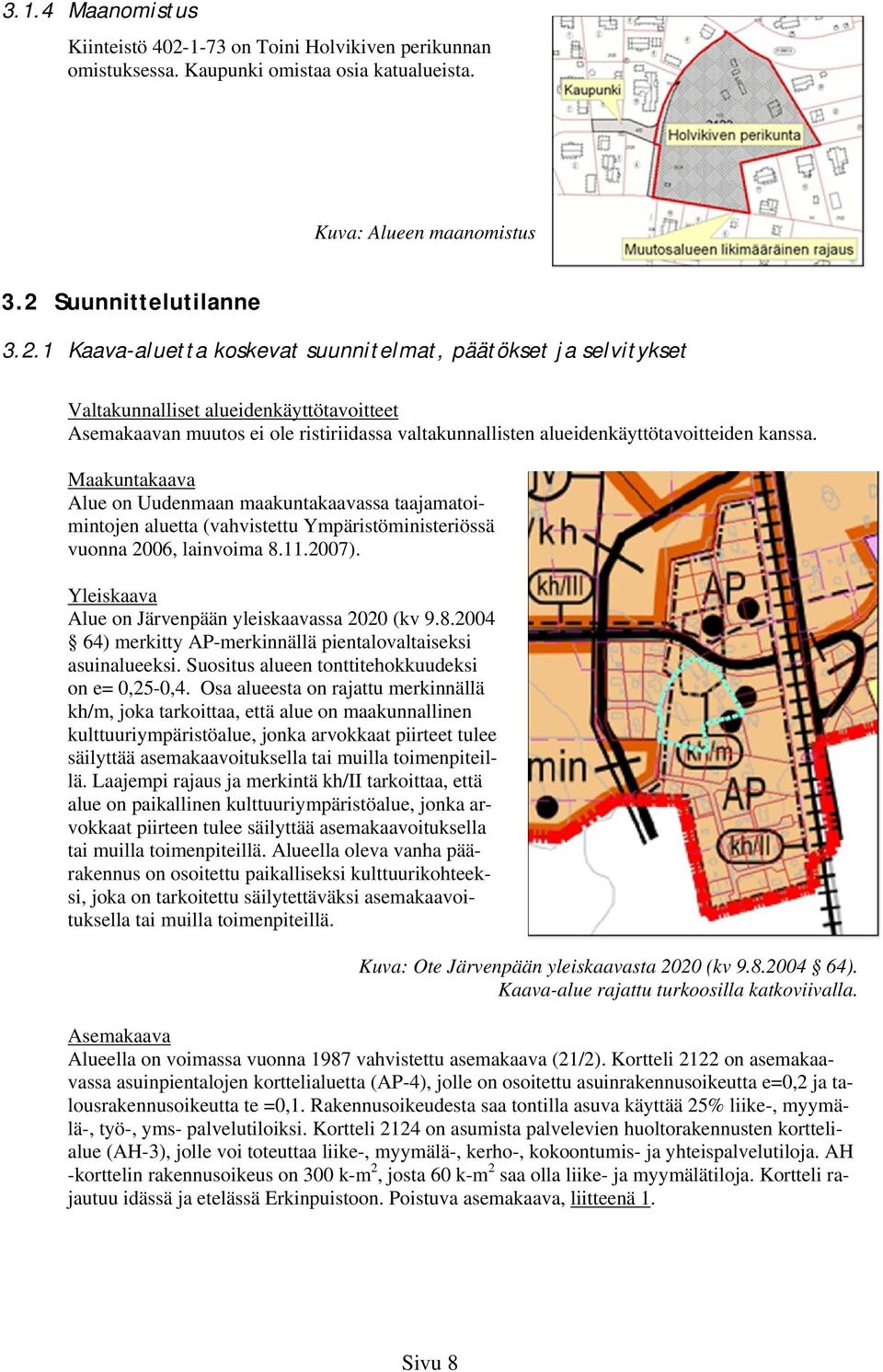 Suunnittelutilanne 3.2.