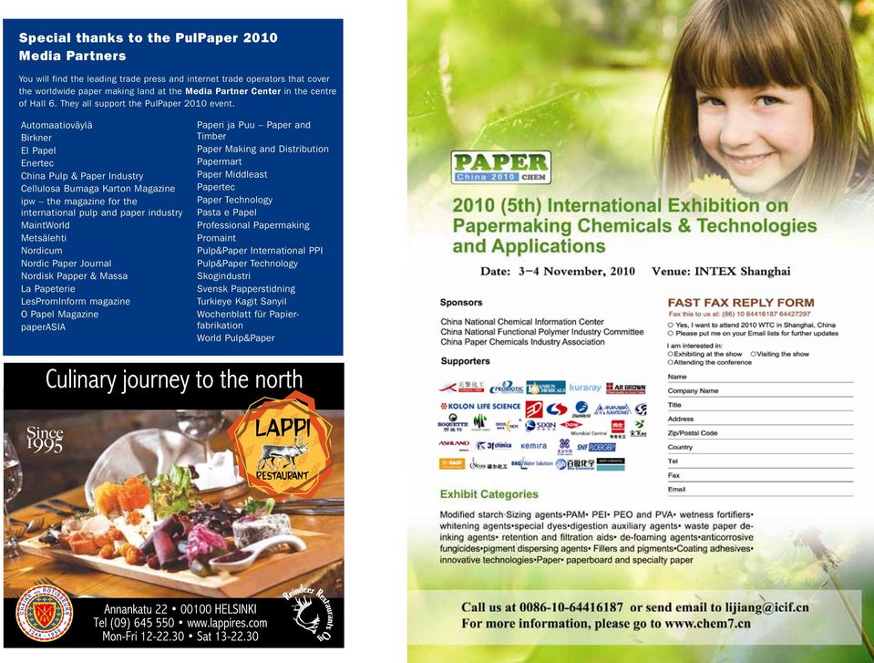 Automaatioväylä Birkner El Papel Enertec China Pulp & Paper Industry Cellulosa Bumaga Karton Magazine ipw the magazine for the international pulp and paper industry MaintWorld Metsälehti Nordicum