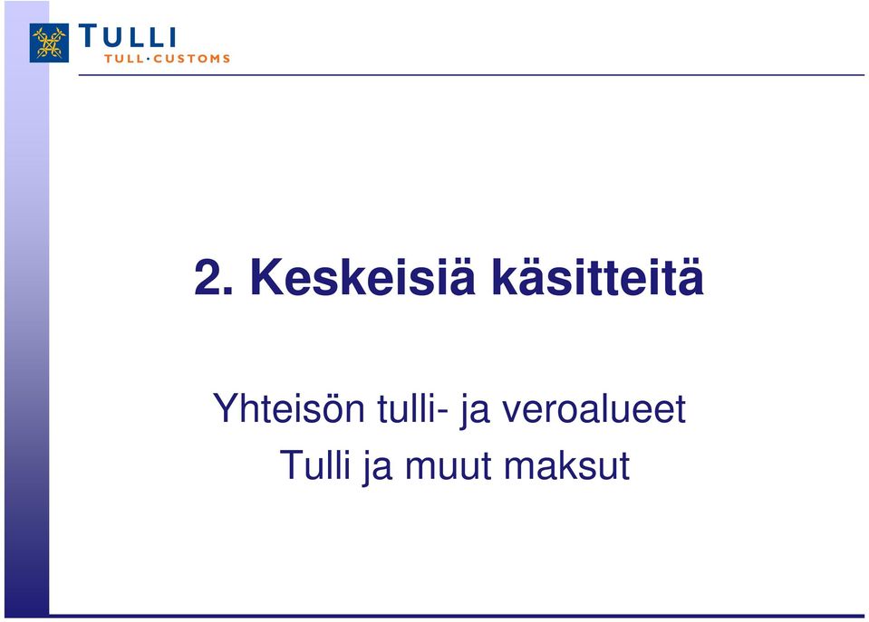 Yhteisön tulli- ja