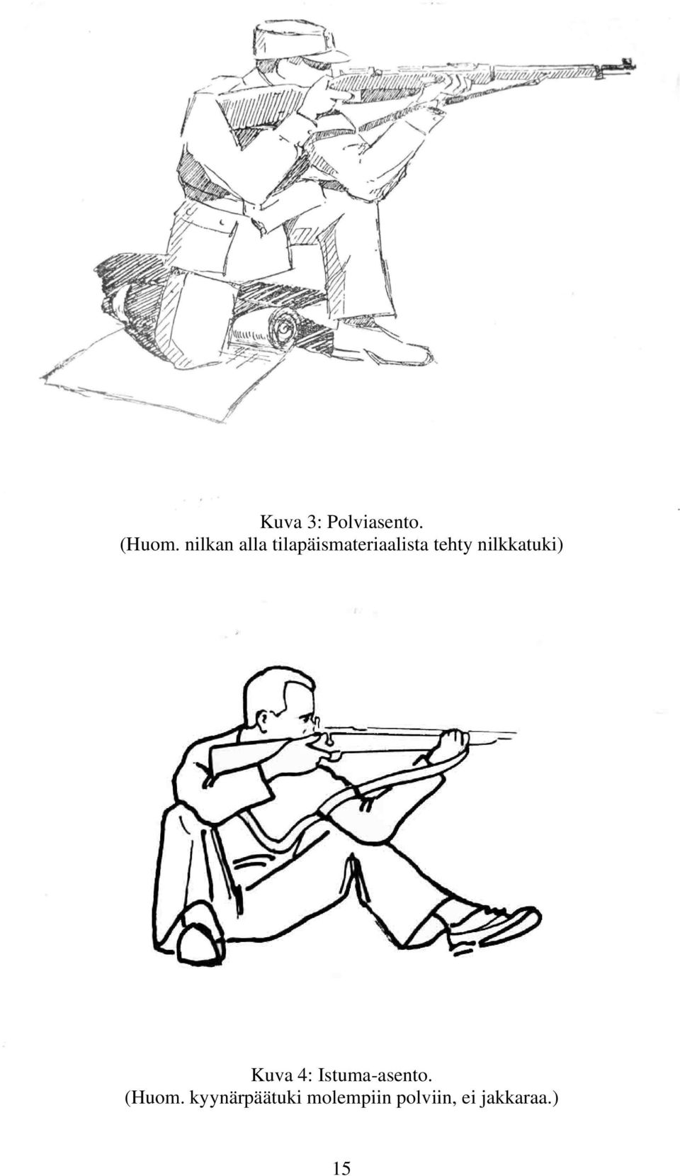 nilkkatuki) Kuva 4: Istuma-asento.