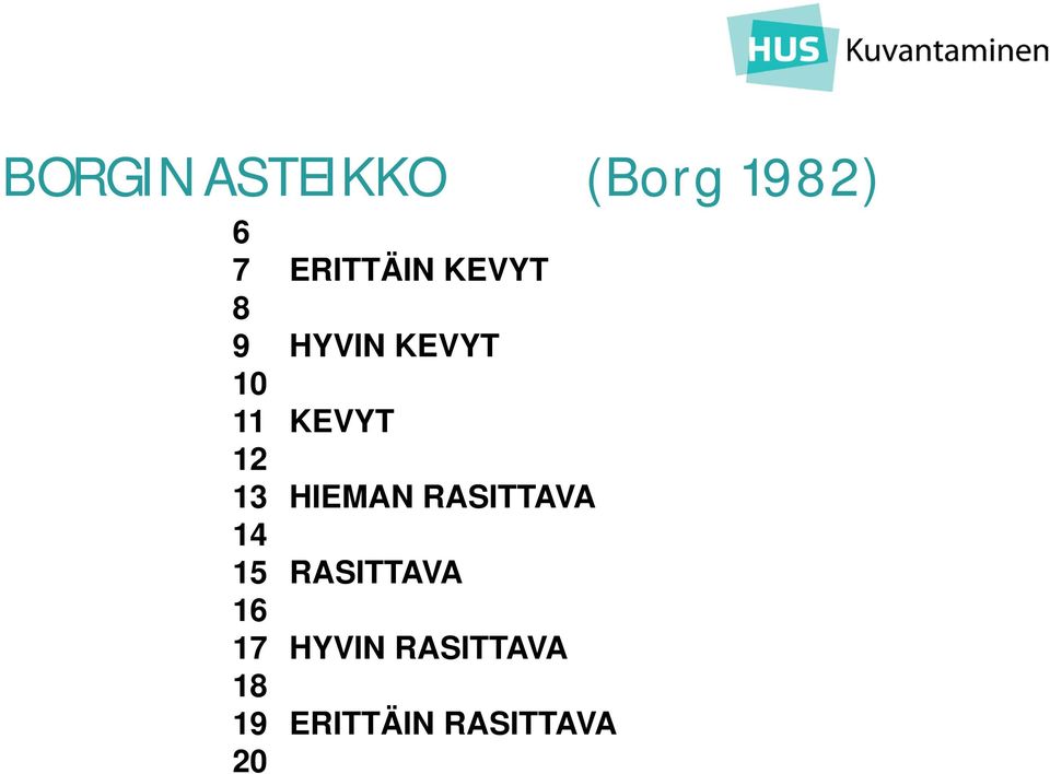 HIEMAN RASITTAVA 14 15 RASITTAVA 16 17