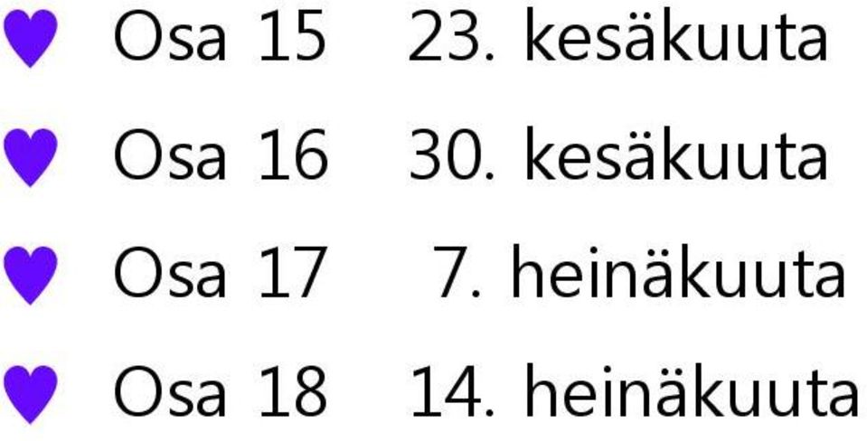 kesäkuuta 30.