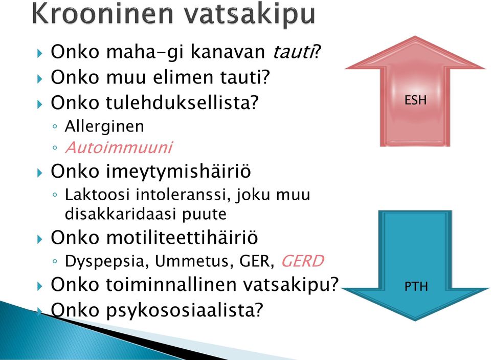 Allerginen Autoimmuuni Onko imeytymishäiriö Laktoosi intoleranssi, joku