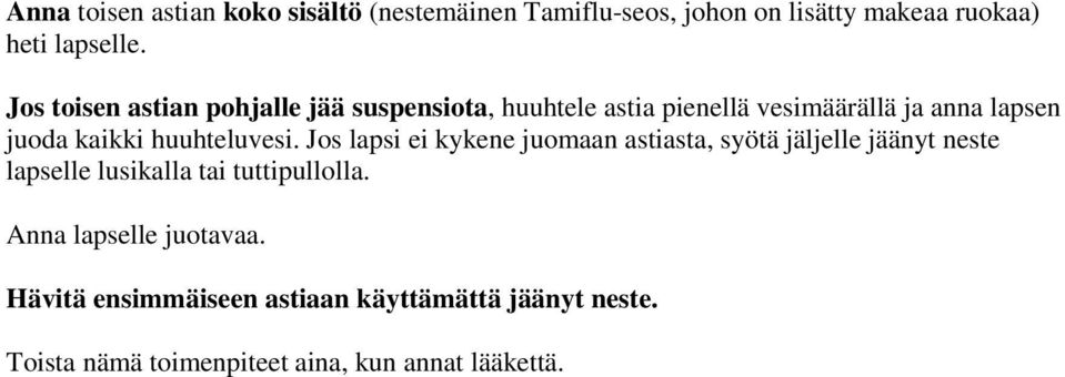huuhteluvesi.
