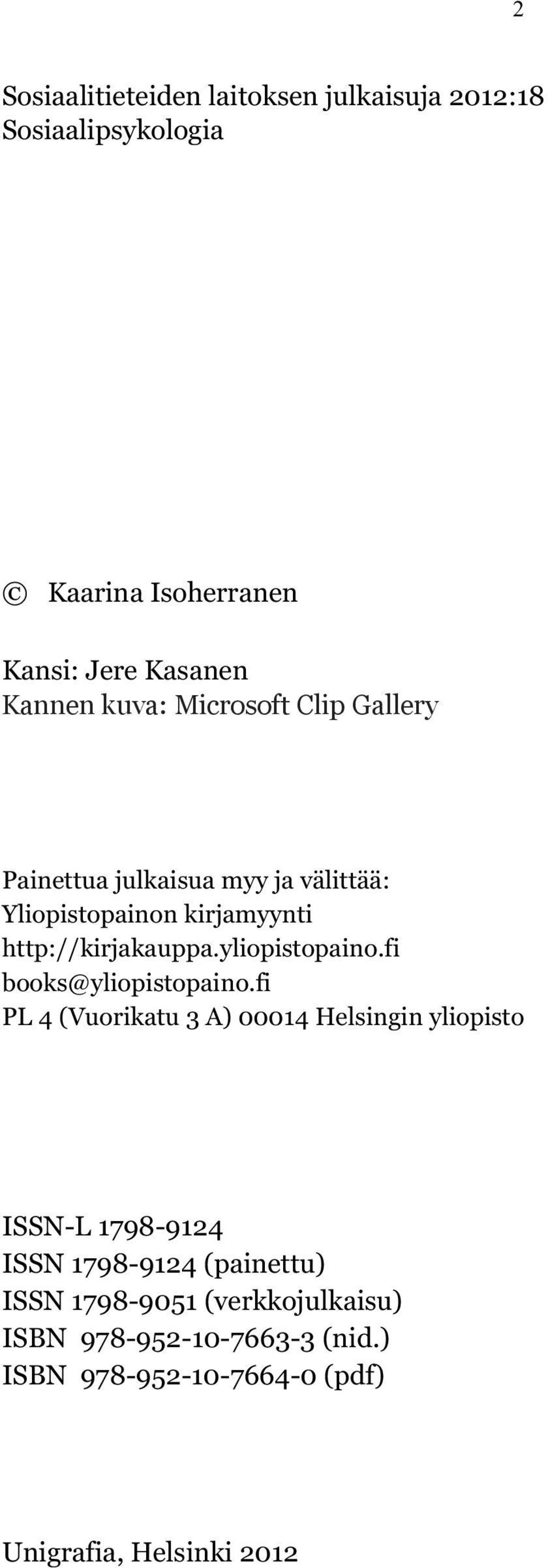 yliopistopaino.fi books@yliopistopaino.
