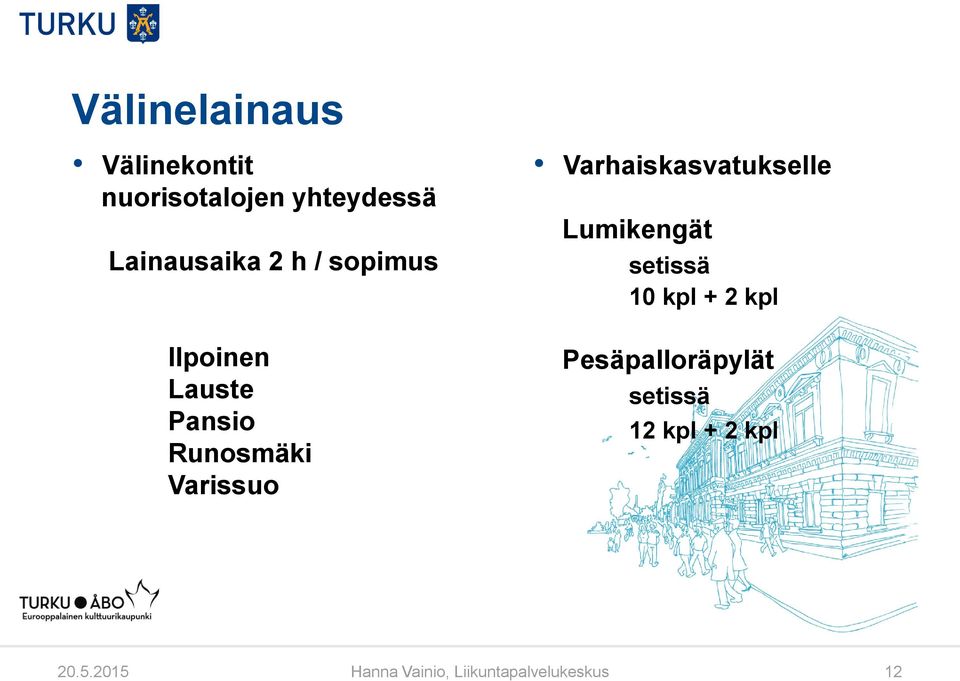 Varhaiskasvatukselle Lumikengät setissä 10 kpl + 2 kpl