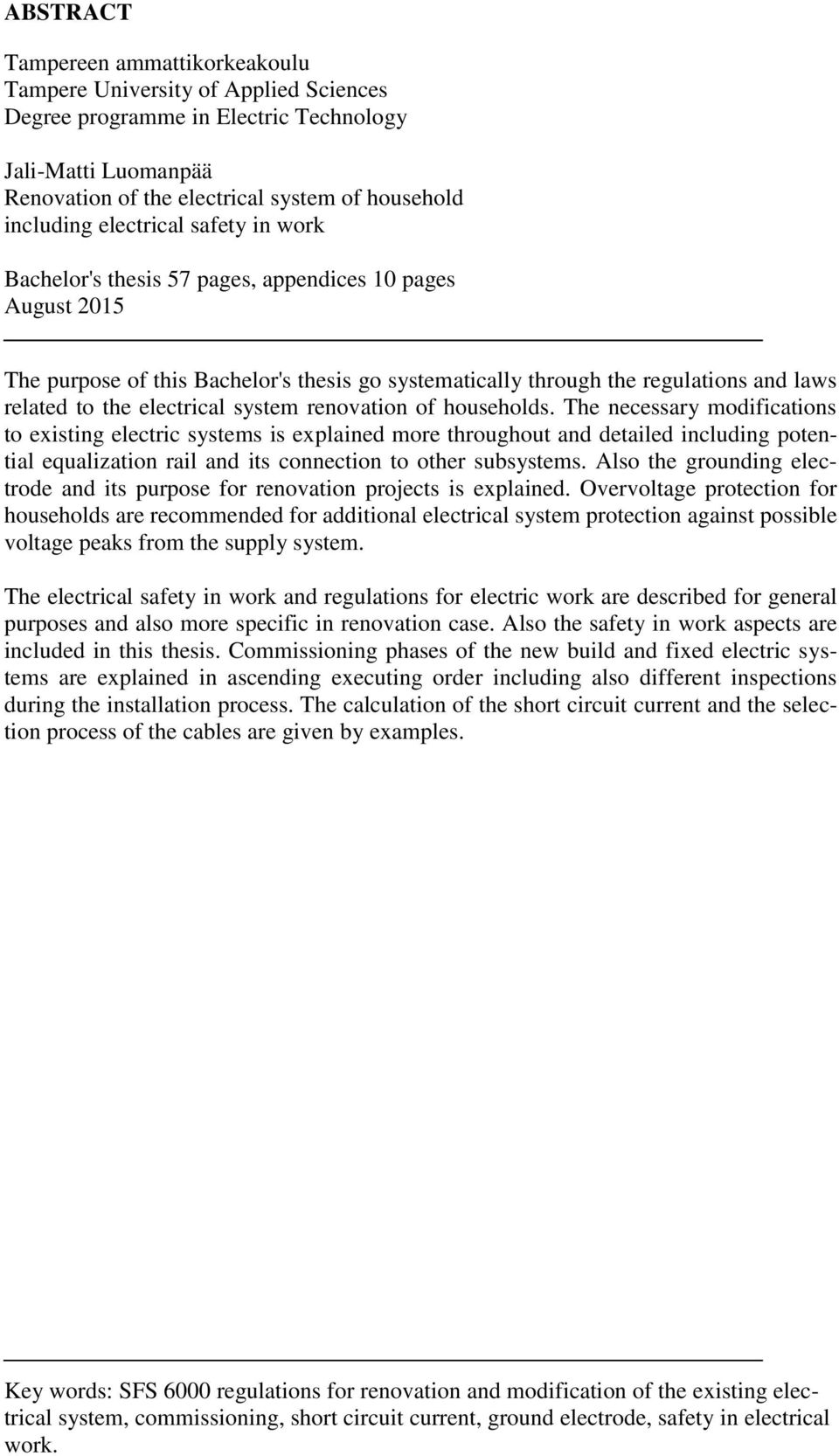 electrical system renovation of households.