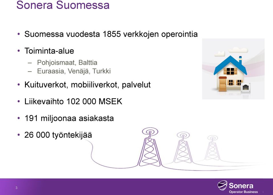 Venäjä, Turkki Kuituverkot, mobiiliverkot, palvelut