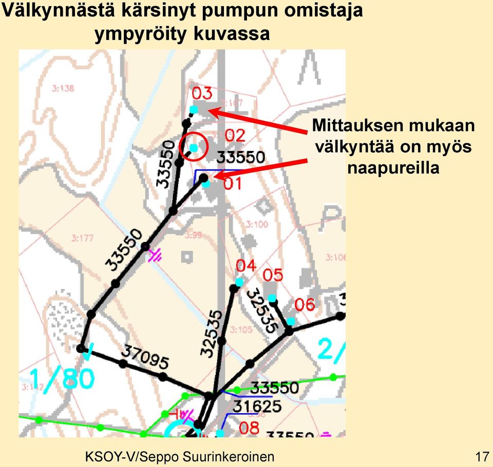 Mittauksen mukaan välkyntää on