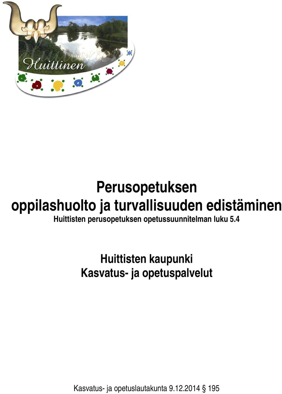 opetussuunnitelman luku 5.