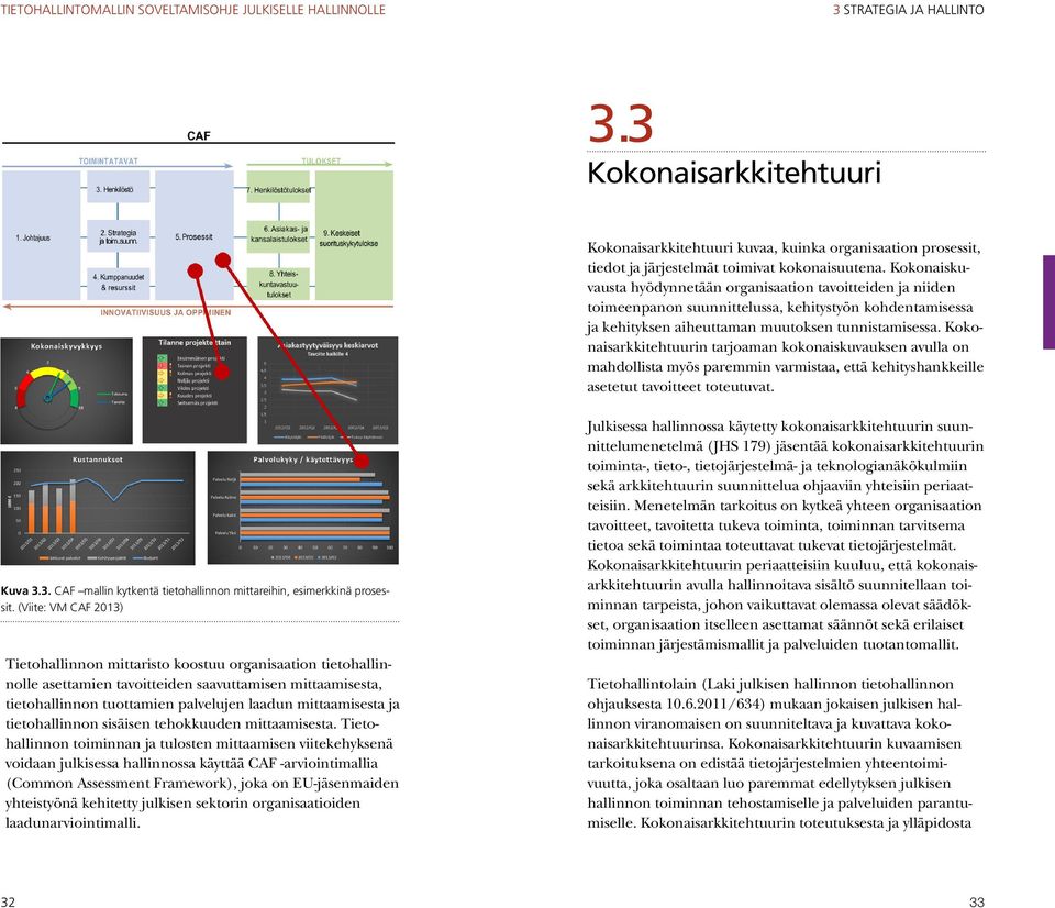 Kokonaisarkkitehtuurin tarjoaman kokonaiskuvauksen avulla on mahdollista myös paremmin varmistaa, että kehityshankkeille asetetut tavoitteet toteutuvat. Kuva 3.