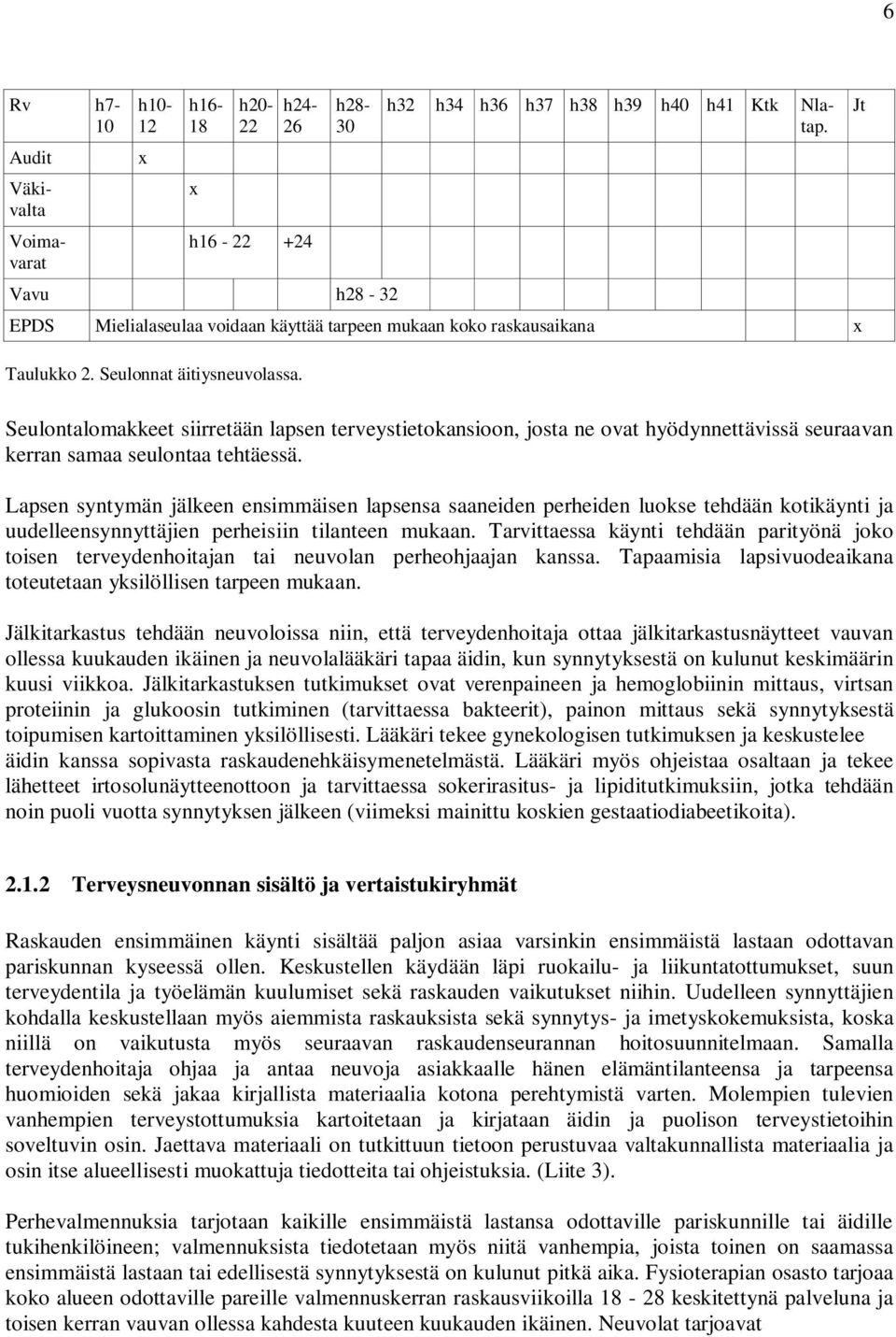 Jt Seulontalomakkeet siirretään lapsen terveystietokansioon, josta ne ovat hyödynnettävissä seuraavan kerran samaa seulontaa tehtäessä.