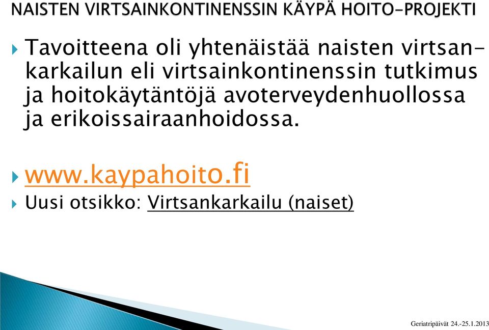 avoterveydenhuollossa ja erikoissairaanhoidossa. www.