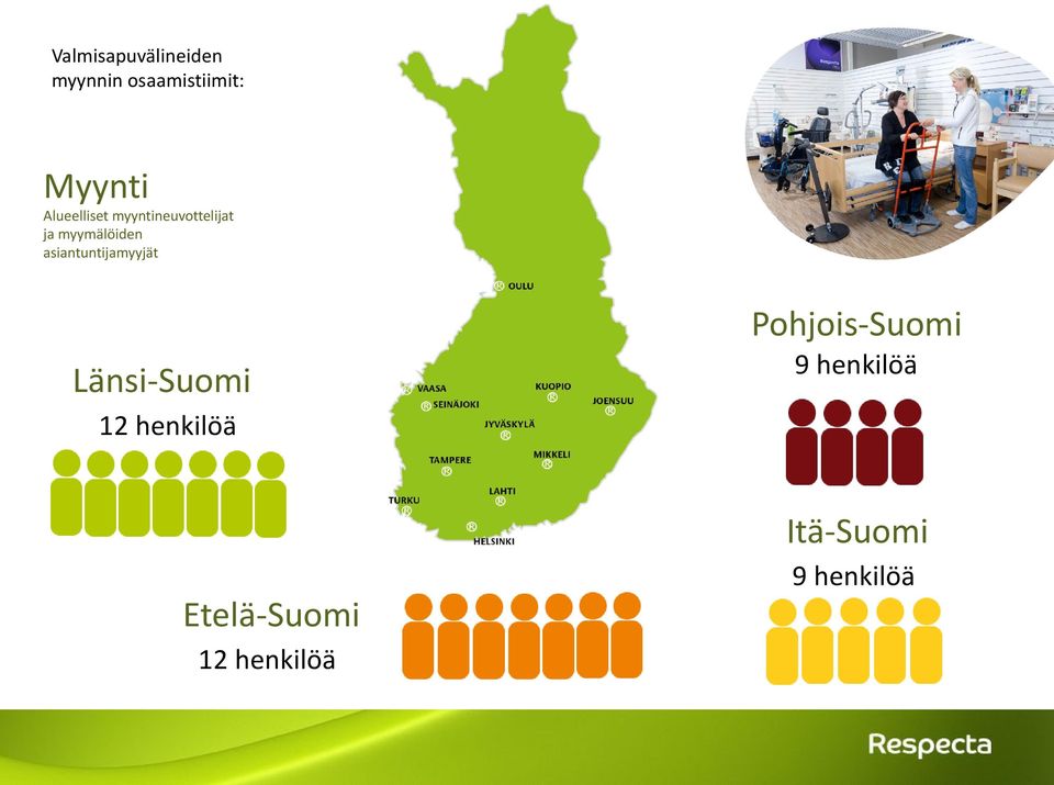 asiantuntijamyyjät Pohjois-Suomi Länsi-Suomi 9