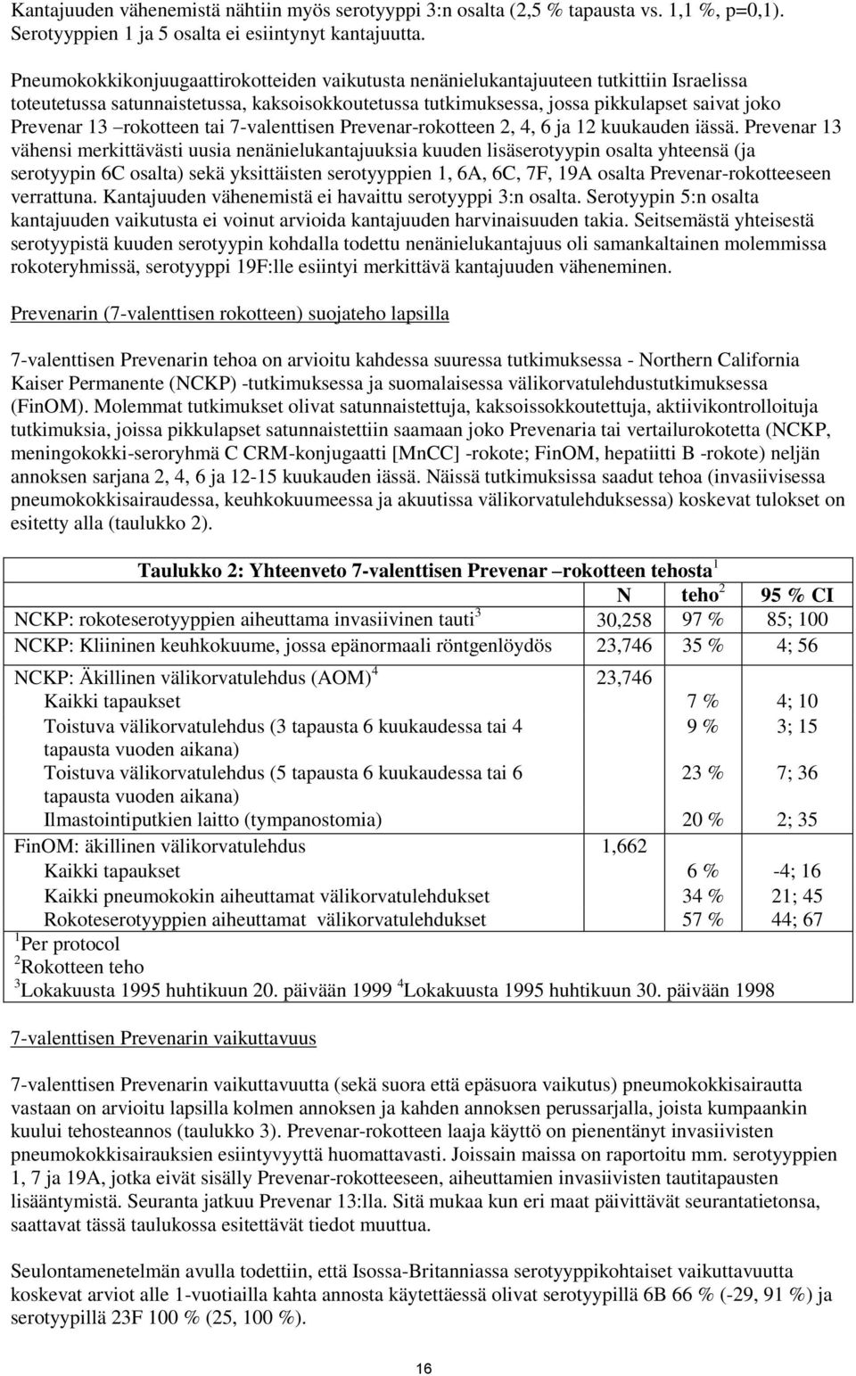 rokotteen tai 7-valenttisen Prevenar-rokotteen 2, 4, 6 ja 12 kuukauden iässä.