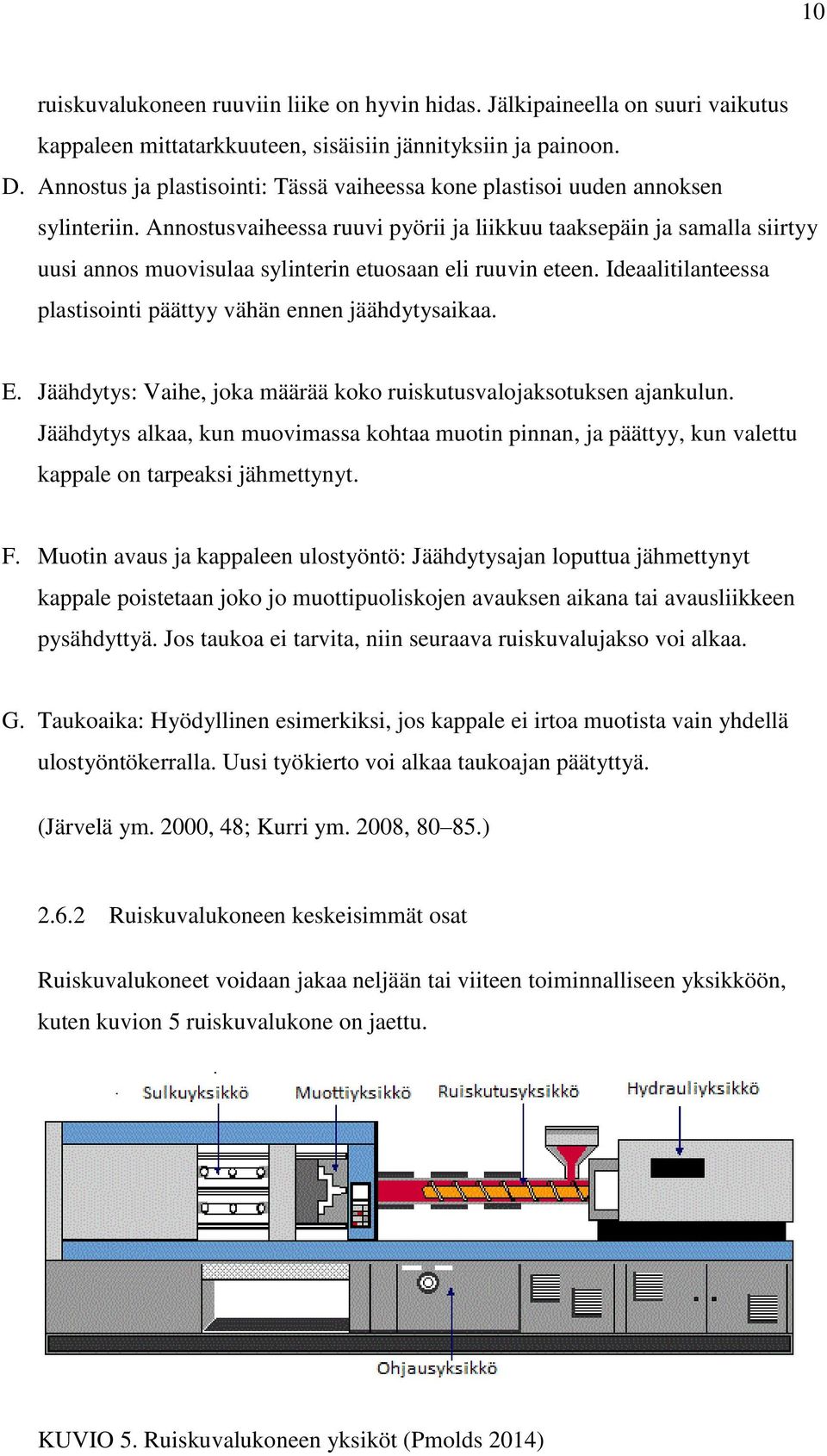 Annostusvaiheessa ruuvi pyörii ja liikkuu taaksepäin ja samalla siirtyy uusi annos muovisulaa sylinterin etuosaan eli ruuvin eteen. Ideaalitilanteessa plastisointi päättyy vähän ennen jäähdytysaikaa.